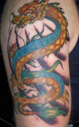 Dragon Arm Tattoo